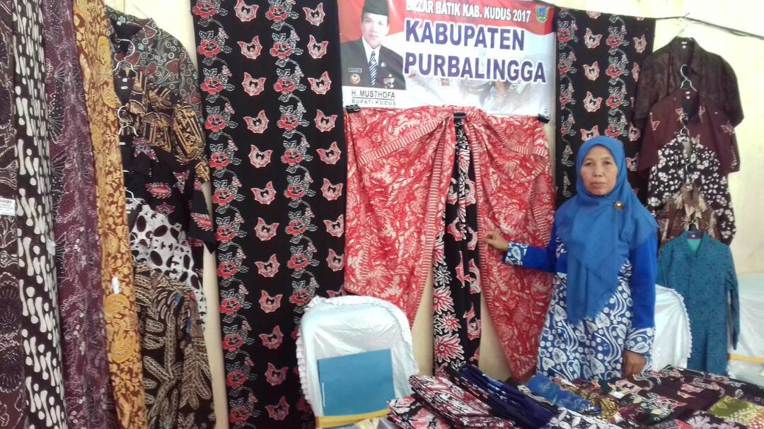 Pengrajin Batik Desa Dagan Wakili Purbalingga Ikuti Pameran UKM di Kabupaten Kudus
