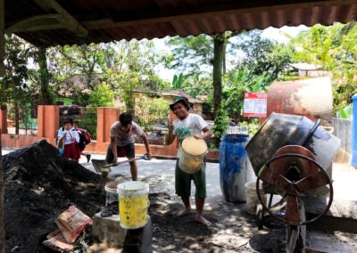 Pembangunan Infrastruktur Desa Dagan dari Anggaran DD 2017 Capai 75 persen