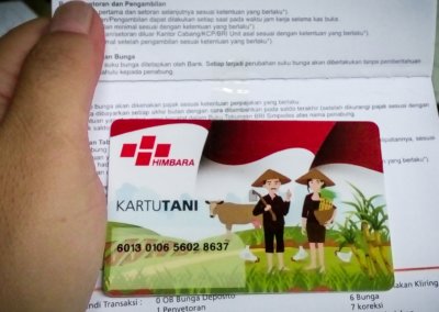 250 Petani di Desa Dagan Terima Kartu Tani